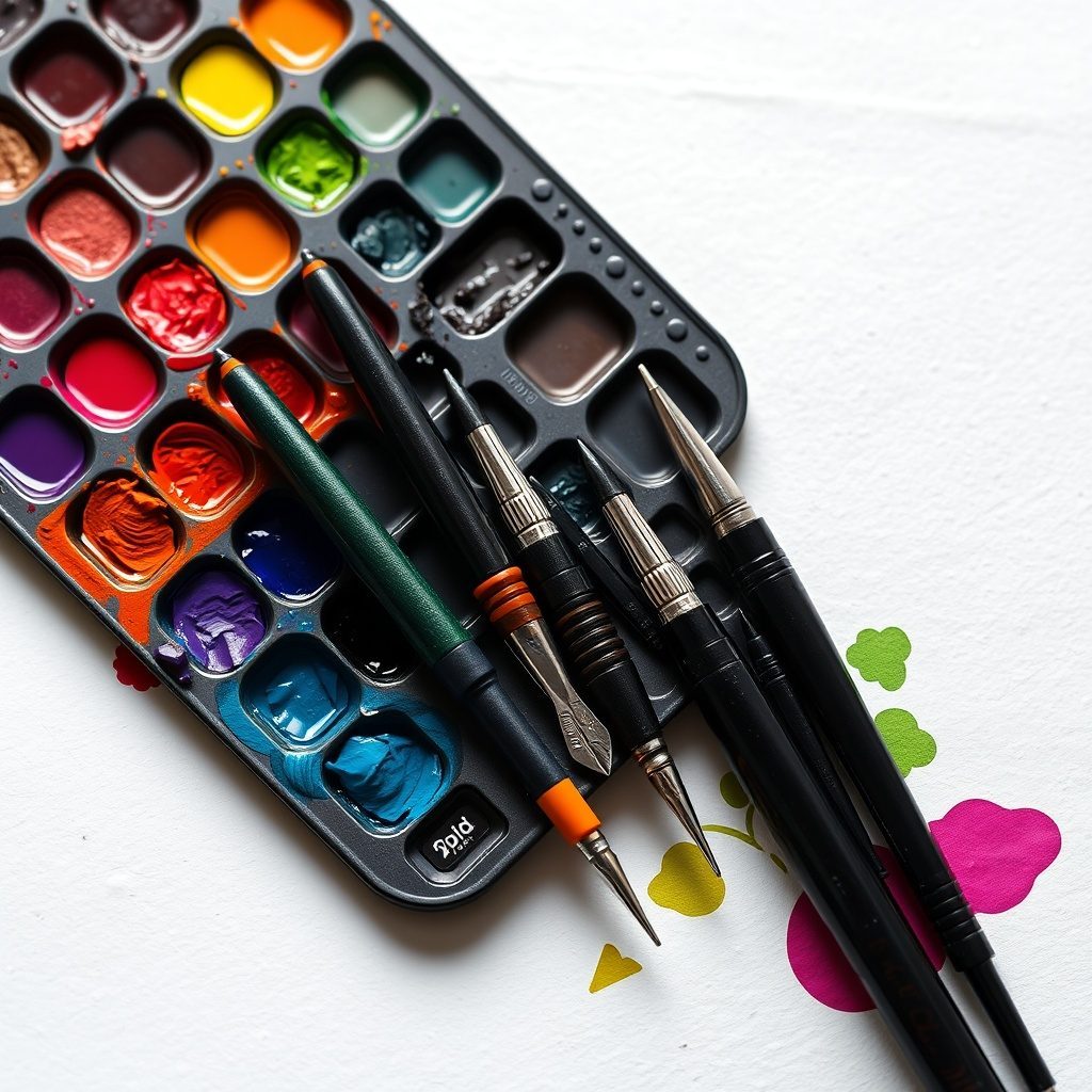 Ink palette selection