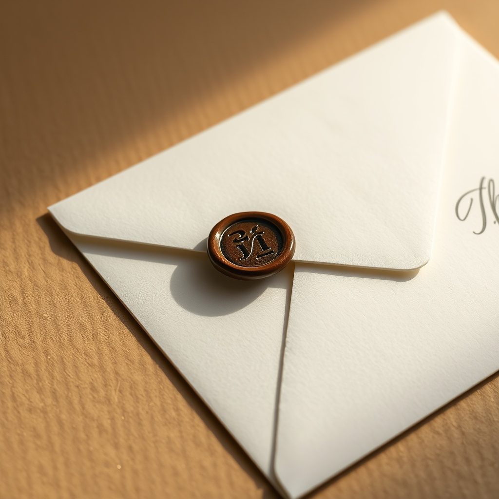 Sample custom envelope design